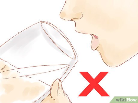 Step 9 Не употребляйте пищу и напитки в этот период.