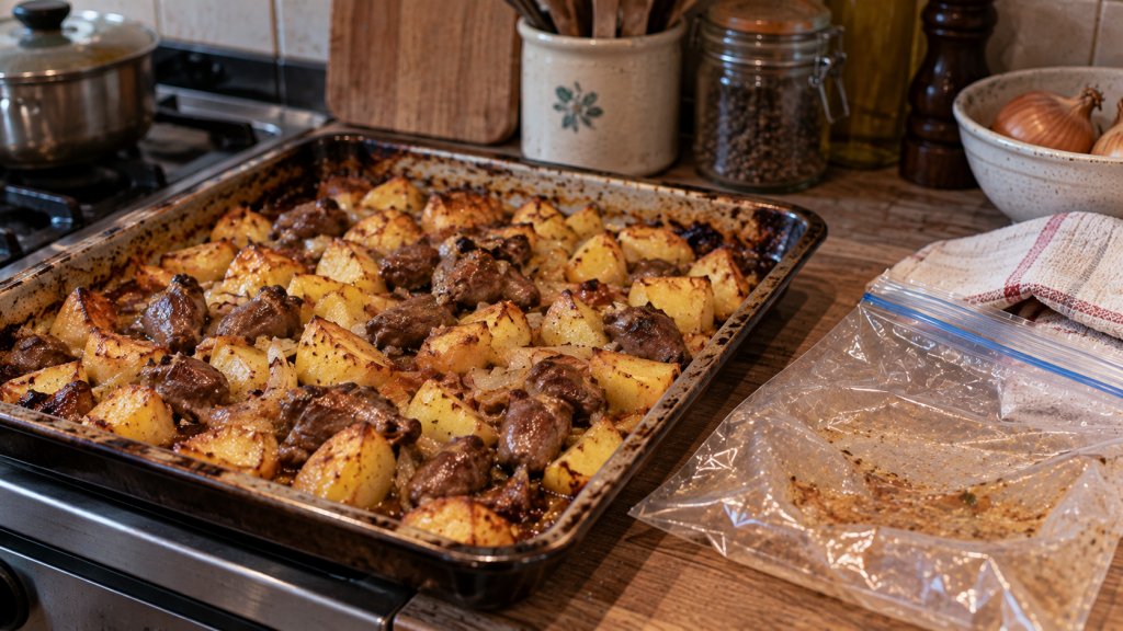 приготовление курицы из заранее замороженных маринованных порций