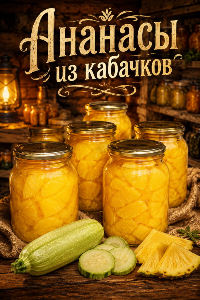 кабачки как ананасы на зиму в банках