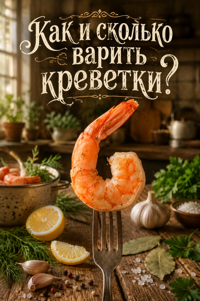 как варить креветки правильно по времени