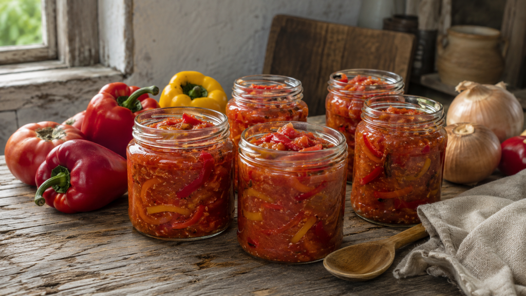 овощная основа для гуляша с перцем луком и томатами